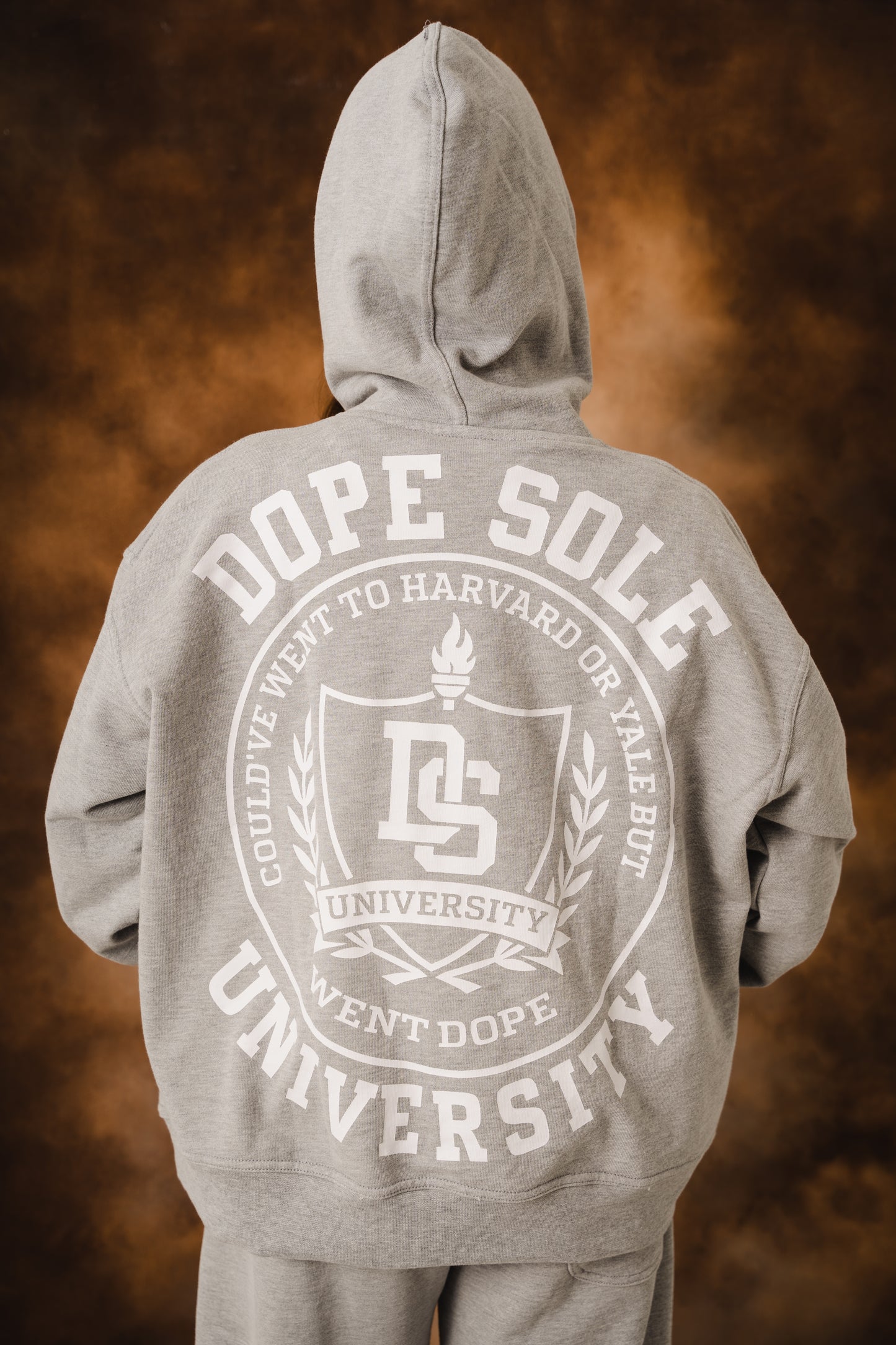 Heather Grey “Pink” DSU Hoodie