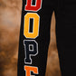 "Black" Dope Sole University Chenille Set