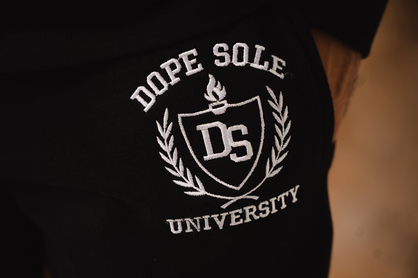 "Black" Dope Sole University Chenille Set