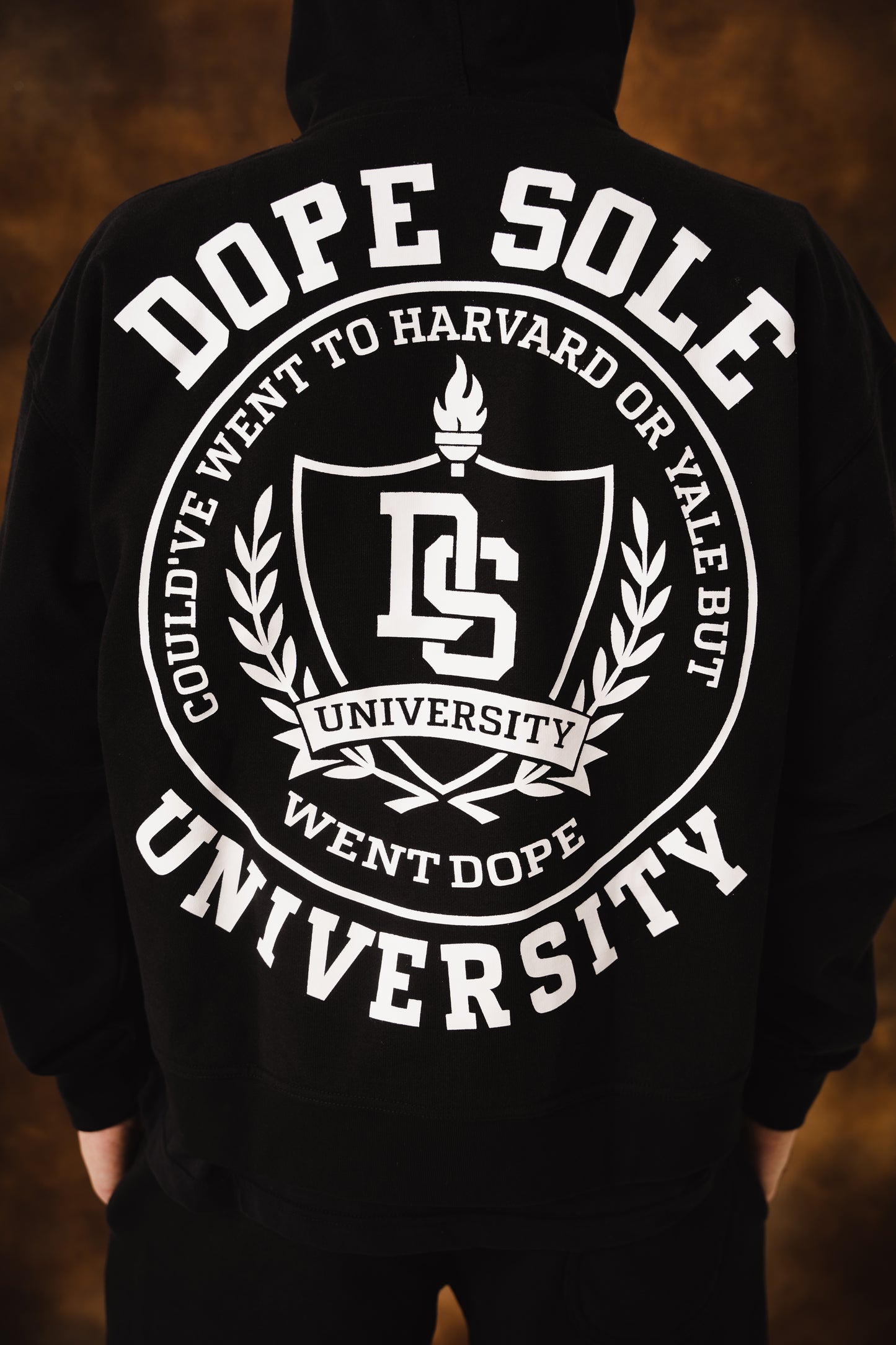 "Black" Dope Sole University Chenille Set