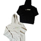 " PLANE " Logo Hoodie - Light Heather Grey