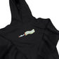 " PLANE " Logo Hoodie - Jet Black