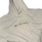 " PLANE " Logo Hoodie - Light Heather Grey