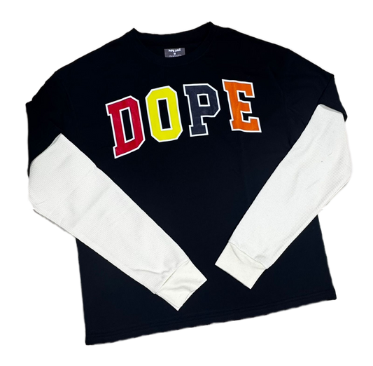 Multi "DOPE" Thermal Layered Tee (Black)